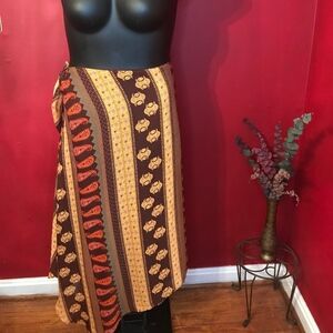 ASHLEY STEWART PAISLEY SKIRT SIZE 16